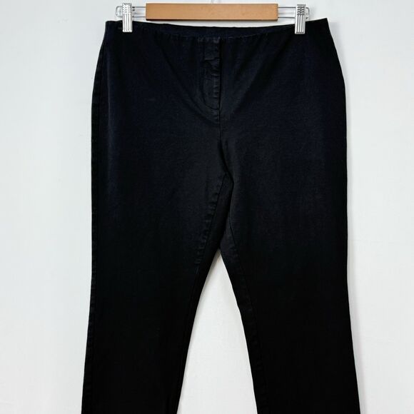 Alfani Women's Petite Black Pants 12P Cotton /Rayon/Spandex - Picture 2 of 16